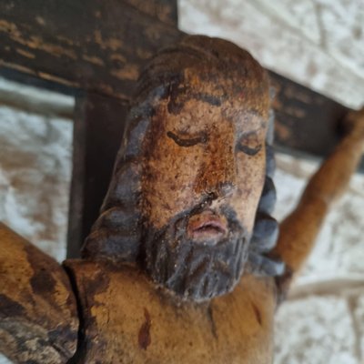 Crocifisso di San Damiano cm 56X76 Legno Massello Aureola a Rilievo