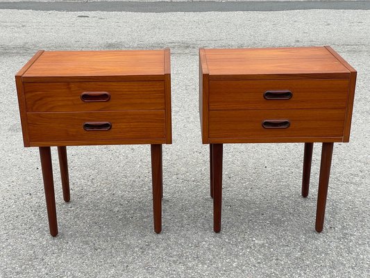 Mid-Century Modern Danish Teak Nightstands, 1964, Set of 2 for