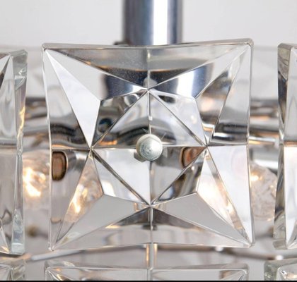 fig London Flat Aerialpile frill SK グレー 1 of 2 Petite Pendant Lights Crystal Glass by Kinkeldey