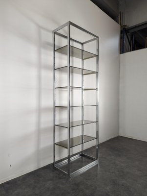 Shelf in Chrome and Smoked Glass from Roche Bobois for sale at Pamono