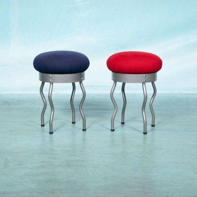 小物 90s VINTAGE STOOL Space Age Zigzag Stool from Ikea, 1990s for sale at Pamono