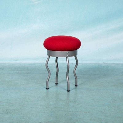 Space Age Zigzag Stool from Ikea, 1990s for sale at Pamono Space Age Zigzag Stool from Ikea, 1990s for sale at Pamono