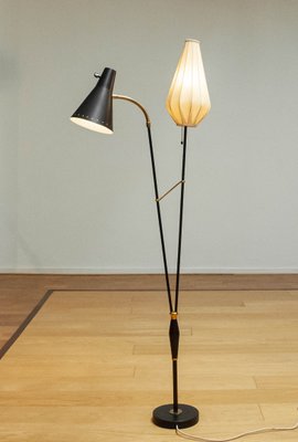 Black and brass floor lamp shop