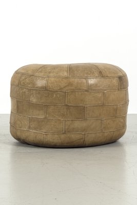 Leather Pouf