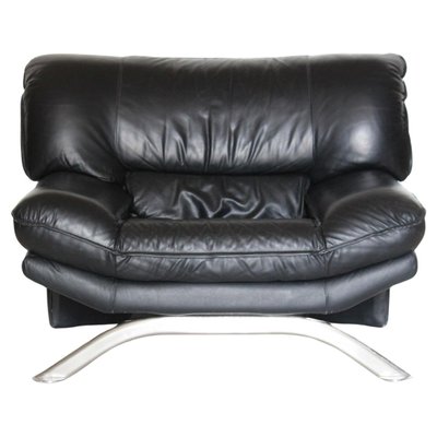 Nicoletti Salotti Italian Leather Lounge Chair Nicoletti Salotti