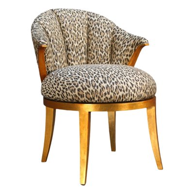 Leopard Accent Chair attributed to Christopher Guy