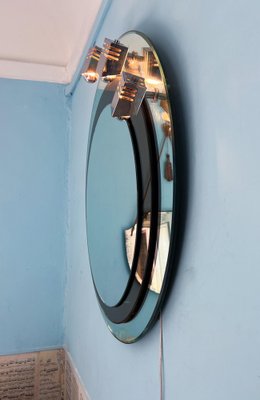 Large Mirror Attributed to Cristal Arte Large Mirror Attributed to Cristal Arte