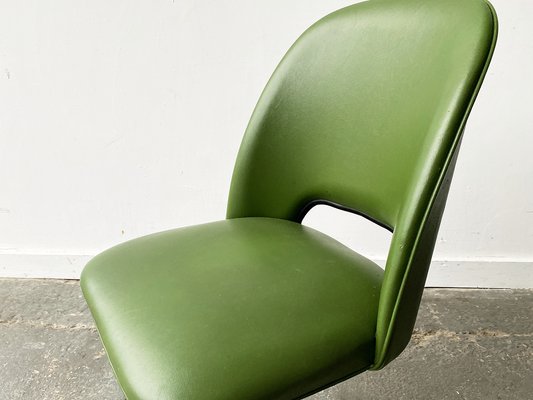Swivel Chair Green Mcm Chair Mid-Century Modern Swivel Dining Or