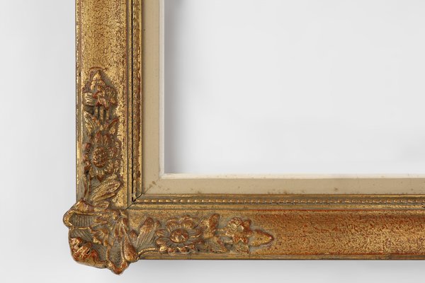 Honeycomb Mirror with Gilt Wood Trim Honeycomb Mirror with Gilt Wood Trim