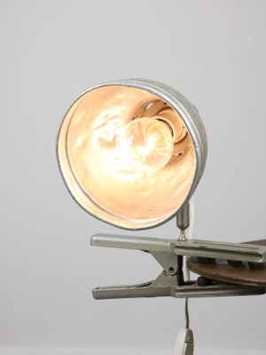 Vintage Industrial Italian Ianiro Clip on Lamp, 1950s for