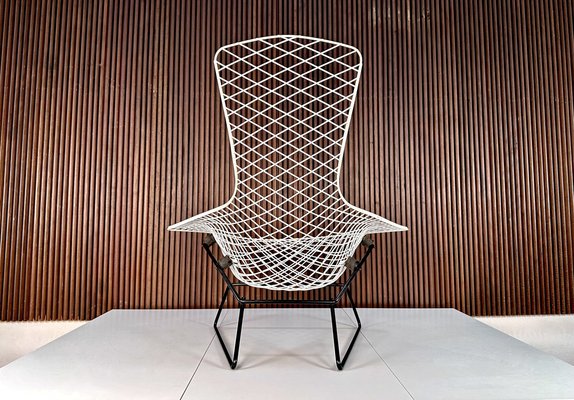 Sedia Diamond 423 Bird in edizione anticipata di Harry Bertoia per