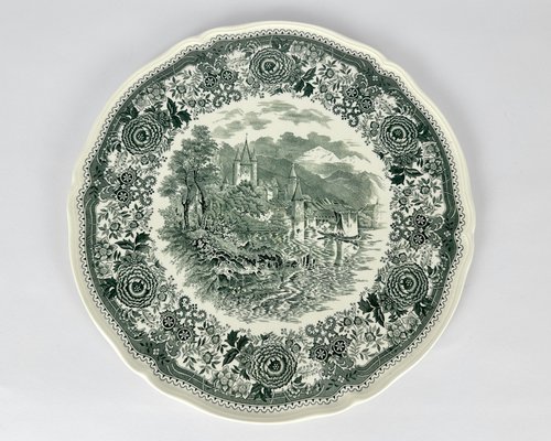ドイチュ　Villeroy&Boch Burgenland 中皿4枚 Burgenland Green Serving Platter from Villeroy & Boch