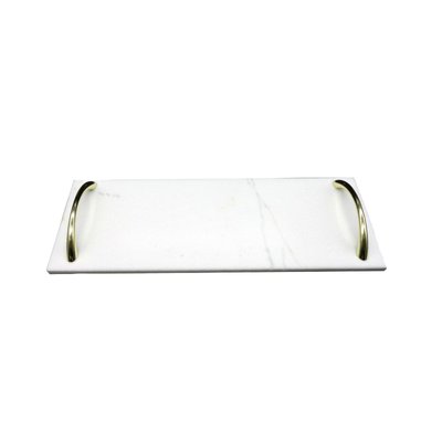 Vassoio in marmo White Tiger di Euromarmi Store in vendita su Pamono