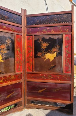Japanese Room Screen - Late 19th Century Japanese Room Screen - Late 19th Century
