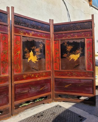 Japanese Room Screen - Late 19th Century Japanese Room Screen - Late 19th Century