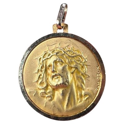 PLACCATA IN ORO Gesù Cristo Ultima Cena Fede Moneta 10 pezzi Grande