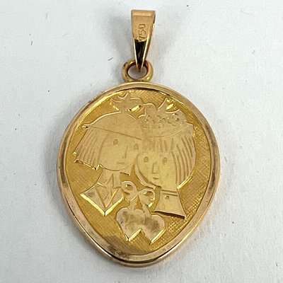 Bracelet Avec Médaille « Les Amoureux De Peynet » – Marque Murat – État Superbe Occasion
