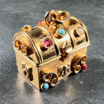 Grand Pendentif Ou élément Décoratif Ancien En Laiton - Bijou Ou Déco