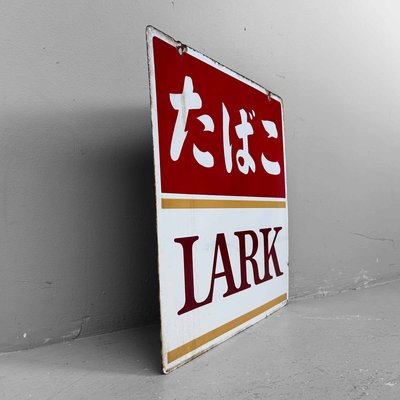 Shōwa Era たばこ LARK Sign in Enamel, Japan, 1987 for sale at Pamono