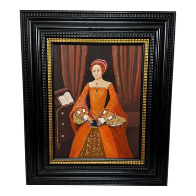 After William Scrots, Virgin Queen Elizabeth I as a Young Princess, Oil  Painting for sale at Pamono