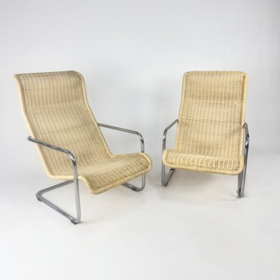 plastic woven lounge chair