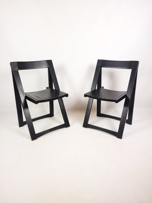 Set of Trieste Folding Chairs by Aldo Jacober for Alberto Bazzani