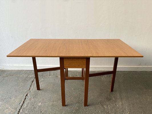 Large Vintage Drop Leaf Table, 1960s for sale at Pamono