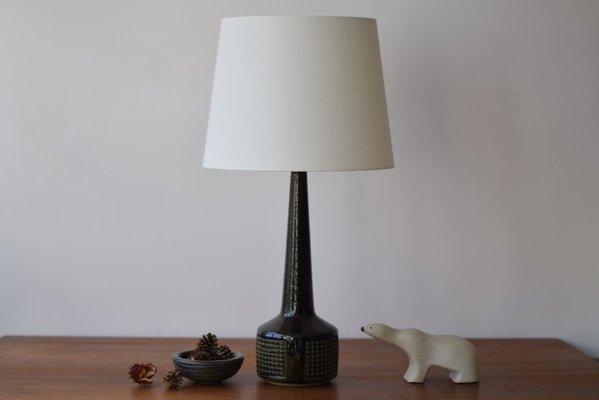 Scandinavian Table Lamp In Dark Green By Per Linnemann Schmidt For Palshus 1960s