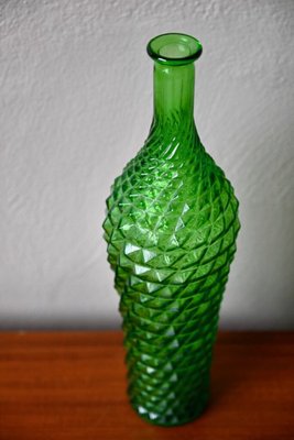 Grüne Italienische Glasflasche von Empoli, 1960er bei Pamono kaufen