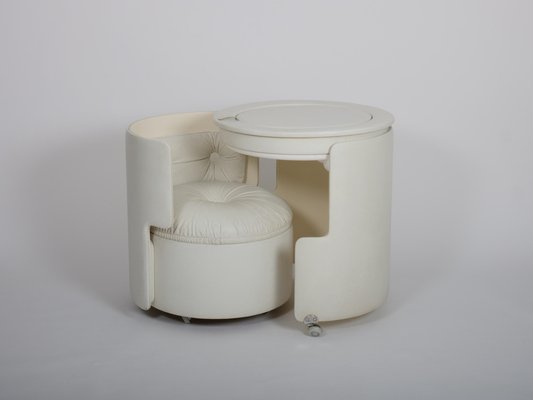 Dilly Dally Vanity attributed to Massoni for Poltrona Frau, Italy