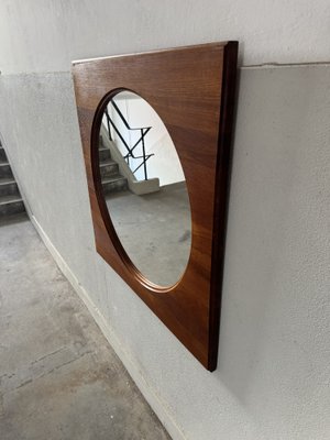 Square Mirror Made From Old Architectural Teak Square Mirror Made From Old Architectural Teak