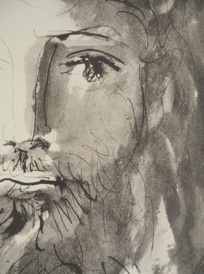 Pablo Picasso, The Man with the Sheep, Lithograph and Stencil for