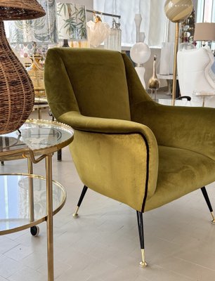 Armchair brass legs discount