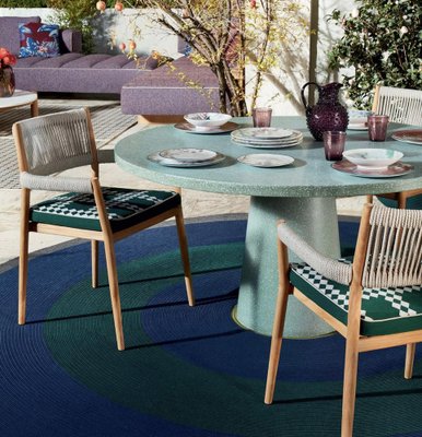 【限定値引】Cassina VENTO round dining table Modern Round Dining Table, White Dining Room Table for up to