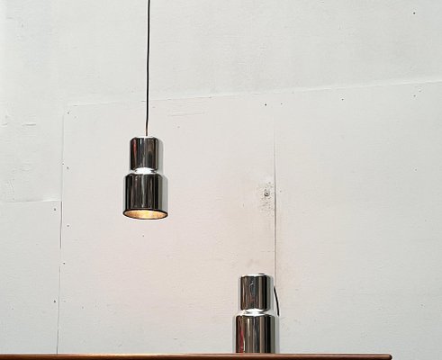 Mid-Century Space Age Model MDK 031 Metal Pendant Lamps from