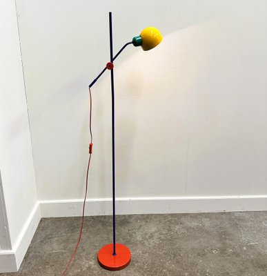 Postmodern Multicolor Metal Floor Lamp from Veneta Lumi, Italy
