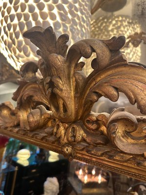 Large Antique French Mirror, 1850 for sale at Pamono