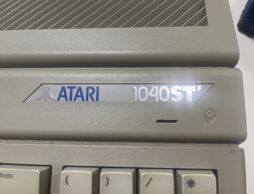 American Atari ST1040 Monochrome Monitor and Mouse, 1980s, Set of