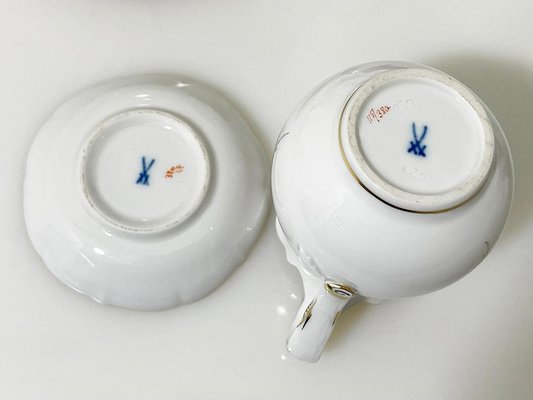 20th Century Meissen Porcelain Set, Germany, Set of 14 for sale at