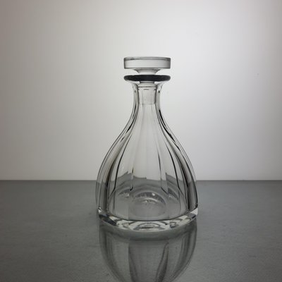 ANCIENNE CARAFE À LIQUEUR ART DÉCO EN VERRE OU CRISTAL ? FUMÉ