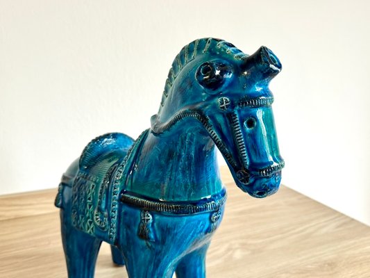 Mid-Century Ceramic Horse by Aldo Londi for Bitossi, Italy, 1950s