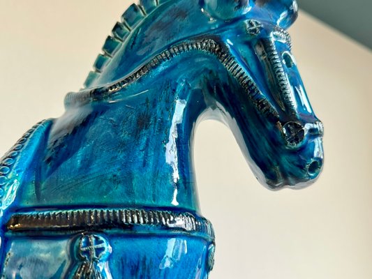 Mid-Century Ceramic Horse by Aldo Londi for Bitossi, Italy, 1950s