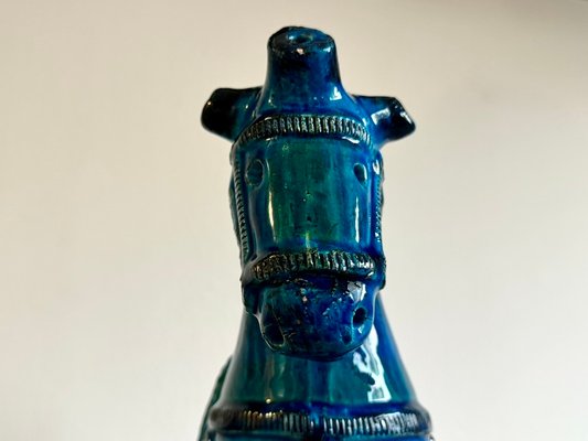 Mid-Century Ceramic Horse by Aldo Londi for Bitossi, Italy, 1950s