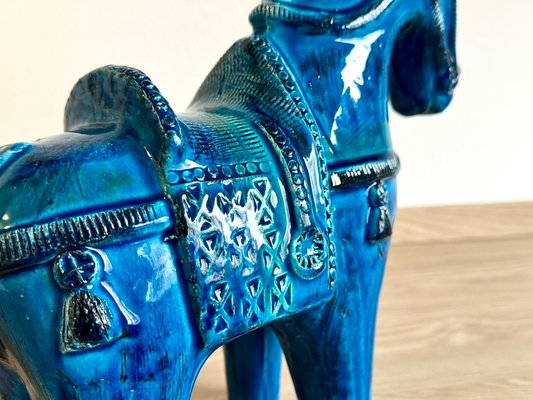 Mid-Century Ceramic Horse by Aldo Londi for Bitossi, Italy, 1950s