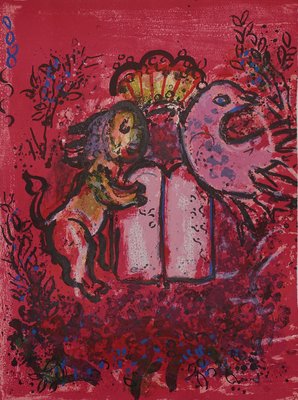 Marc Chagall, The Lion of Judah and the Tablets of the Law Marc Chagall, The Lion of Judah and the Tablets of the Law