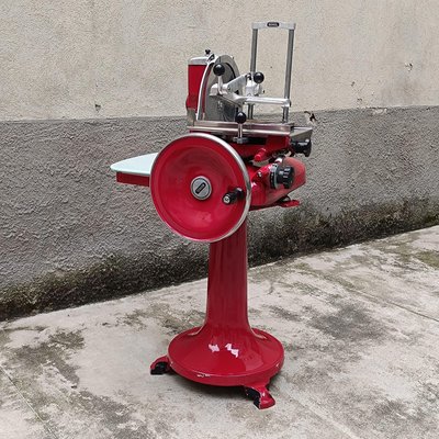 Berkel Mod 115 Flywheel Slicer with Pedestal, Holland, 1950s for