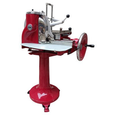 Berkel Mod 115 Flywheel Slicer with Pedestal, Holland, 1950s for