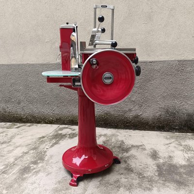 Berkel Mod 115 Flywheel Slicer with Pedestal, Holland, 1950s for
