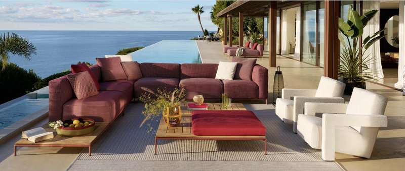Mex-Hi Outdoor Sofa by Piero Lissoni for Cassina for sale at Pamono
