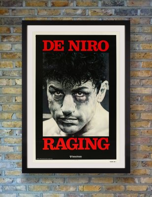 Vintage Raging Bull Original U.S. One Sheet Movie Poster